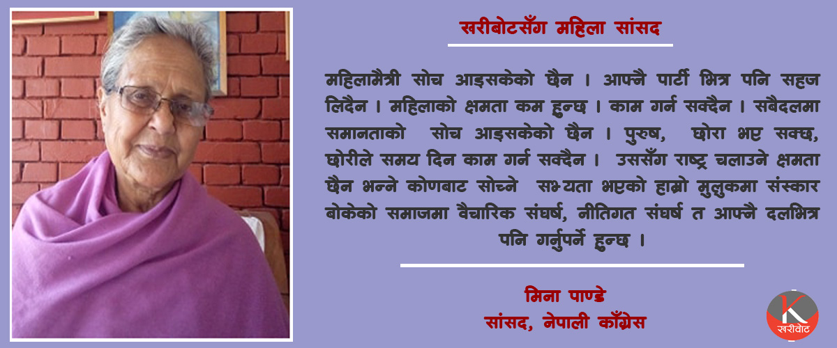 मिना पाण्डेको राजनीति र संघर्ष 
