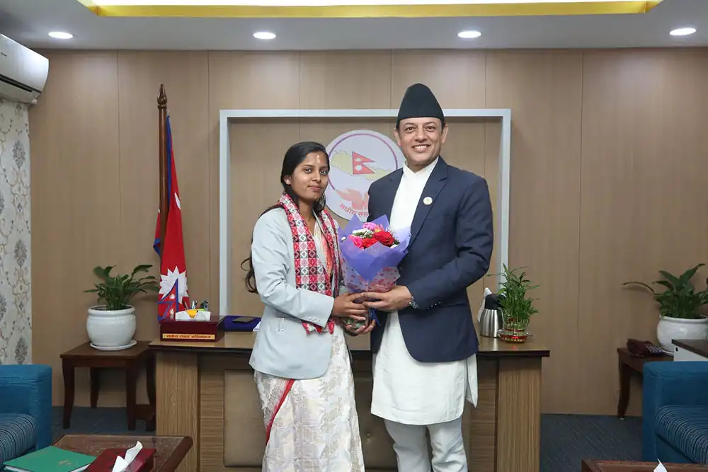 सभामुख र उपसभामुखबीच भेटवार्ता