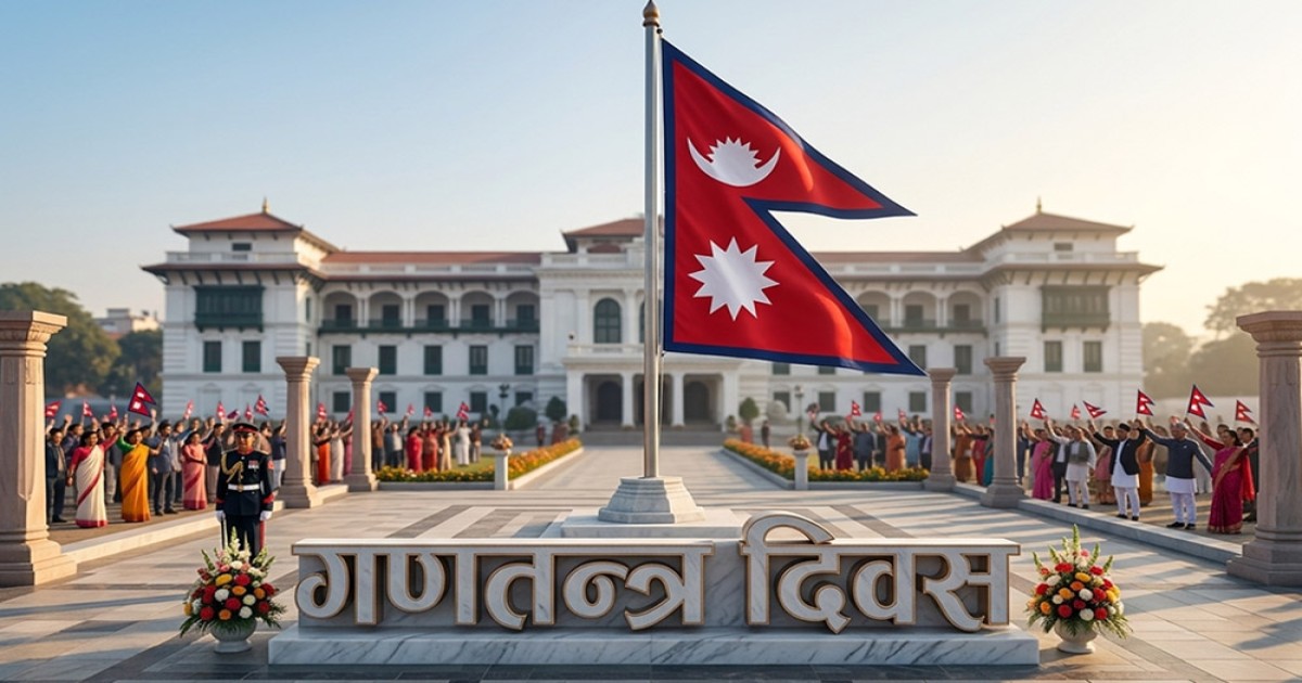 आज गणतन्त्र दिवस मनाइदै