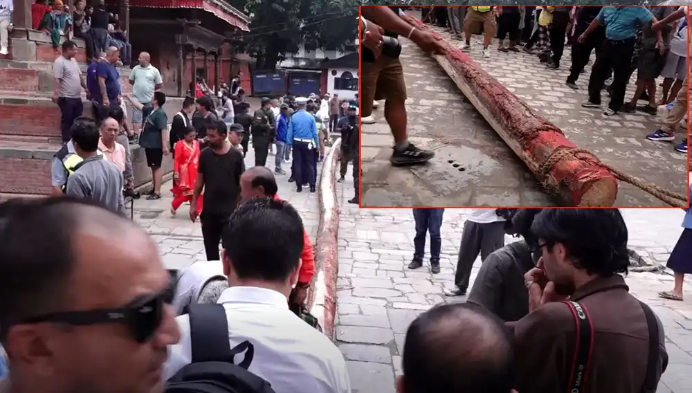इन्द्रजात्राको इन्द्रध्वजको उत्थान विहिबार शुभ साइतमा गरिने