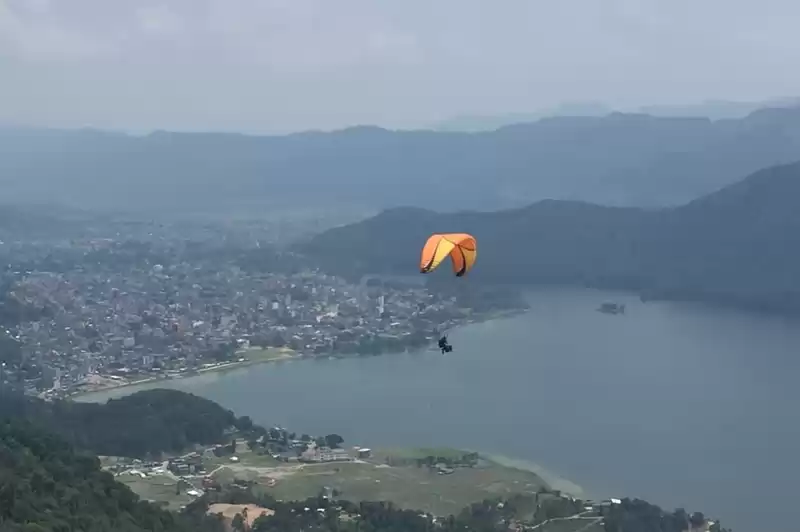 पोखरामा विमानस्थल बन्यो, अब प्याराग्लाइडिङको चिन्ता