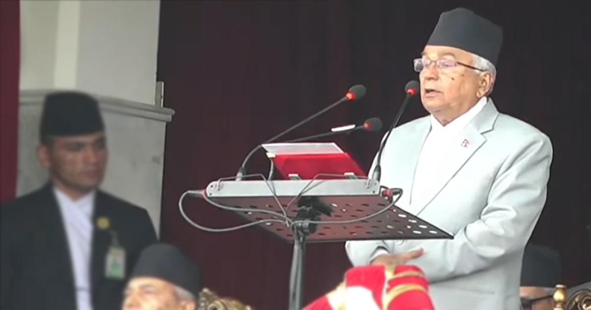 गणतन्त्र संसारकै उत्कृष्ट व्यवस्था हो- राष्ट्रपति पौडेल