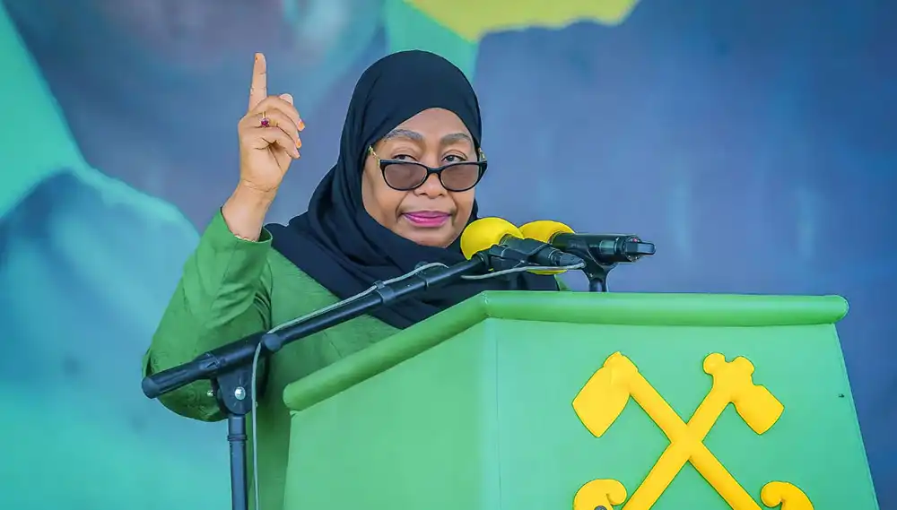 तान्जानियाली राष्ट्रपति हसन फेरि निर्वाचित भएको घोषणा