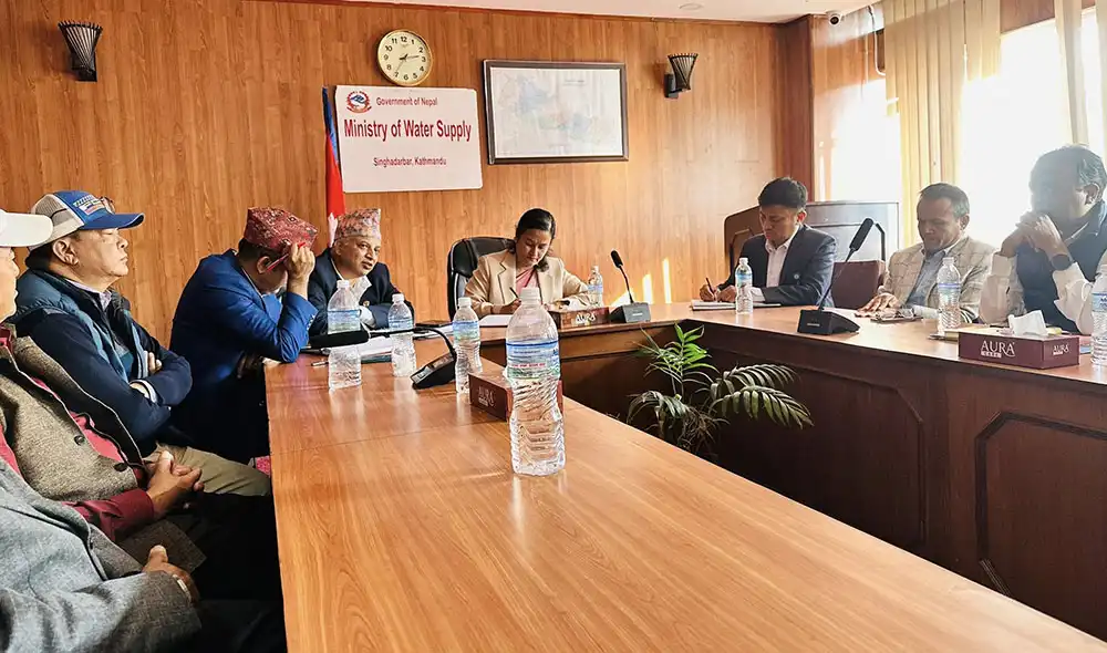 मेलम्ची बारे सरकार र संघर्ष समितिबीचको छलफल निष्कर्षविहीन